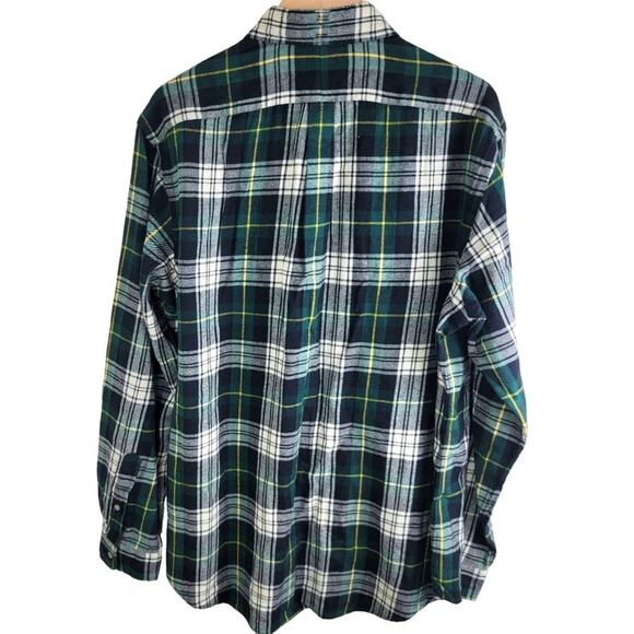Polo Ralph Lauren Mens Cotton Tartan Plaid Twill Button Down Shirt size XL Green - Picture 3 of 12